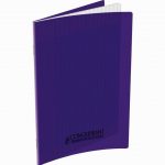 Purple Conquerant Notebook, 48 Sheets, 17 x 22 cm, 90gsm, Seyès Ruled