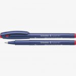 Schneider Topball 847 Liquid Ink Rollerball Pen, 0.5mm Conical Tip, Red