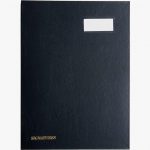 Reinforced Tab Organizer File with 18 Sections, Black