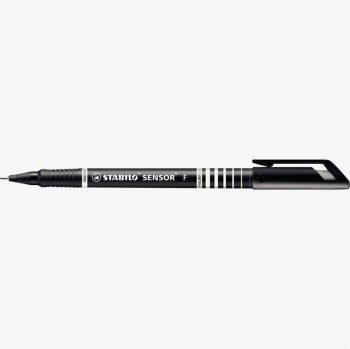 Black Sensor Felt Tip Pen 0.3 mm
