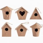 Set of 6 Bird Nesting Boxes