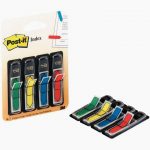 Set of 96 Vibrant Colored Arrow Sticky Note Tabs, 4 Packs of 24 Each