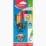 Set of 12 COLOR'PEPS Star Colored Pencils by Maped