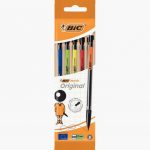 Set of 5 assorted BIC Matic Classic 0.7mm HB mechanical pencils in blister pack