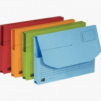 Set of 25 ULTIMATE assorted color flap folders