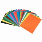 Set of 10 Yellow Carta Sheets 50x65 cm 270g