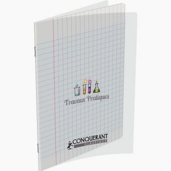 Conquerant Blank Practice Notebook, 64 Sheets, 90gsm, 17x22cm, White Seyes/Plain Paper