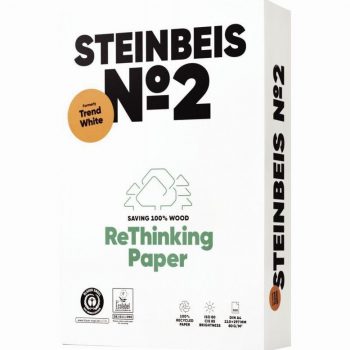 STEINBEIS N°2 White A4 Paper Pack, 500 Sheets, 80gsm