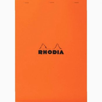 RHODIA Office Notepad, 80 Sheets, A4+ Size, 5x5 Grid, 80gsm White Paper