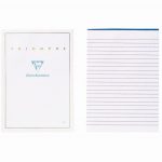 Triomphe White Vellum Notepad, 50 Sheets, Size 14.8 x 21 cm
