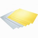 Set of 10 A4 Shimmer Cardstock Sheets, 300GSM: 5 Gold and 5 Silver