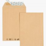 Paquet de 25 pochettes kraft 260x330mm 90g bande siliconée