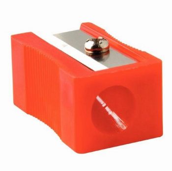 Set of 24 single-use plastic pencil sharpeners