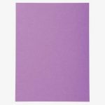 Pack of 100 FOREVER Folders 220g, 24x32 cm Size, Lilac Color