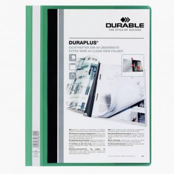 Customizable DURAPLUS Folder A4 Size Green