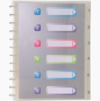 Crystal Polypropylene Display Book with Removable Sleeves, 60 Views
