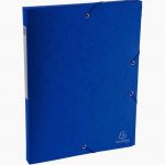 Exabox File Storage Box by Scotten, Glossy Cardboard, 25 mm Spine, Blue