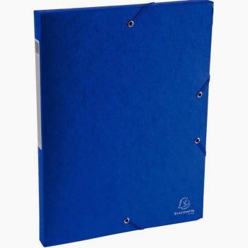 Exabox File Storage Box by Scotten, Glossy Cardboard, 25 mm Spine, Blue