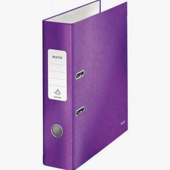 180° Lever Arch File WOW, 80mm Spine, Purple Color