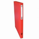 Polypropylene Document Storage Box, 25 mm Spine, Red Color