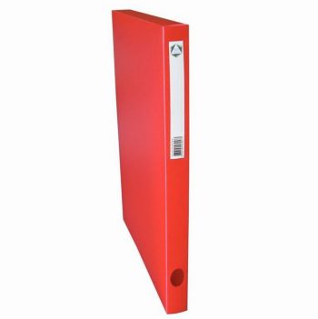 Polypropylene Document Storage Box, 25 mm Spine, Red Color