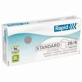 Pack of 5,000 Rapid 26/6 Staples