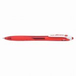 Stylo bille Begreen Rexgrip rétractable pointe moyenne rouge