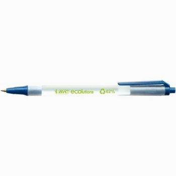 Stylo bille Écolution Clic Stic bleu