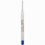 Recharge de stylo bille pointe moyenne bleu Parker