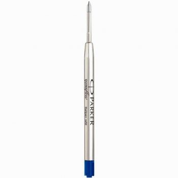 Recharge de stylo bille pointe moyenne bleu Parker