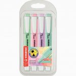 Blister de 4 Surligneurs Pastel Swing