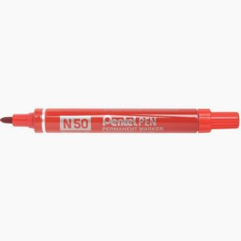 Alcohol-Based Red Permanent Marker with Bullet Tip