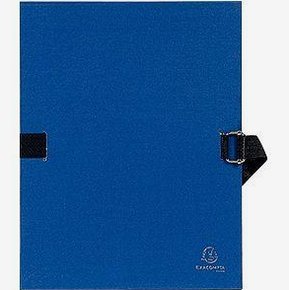 Chemise à dos extensible avec sangle, qualité toilée, bleu foncé