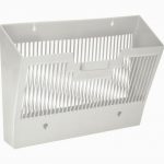Corbeille trieur murale Ecoline gris