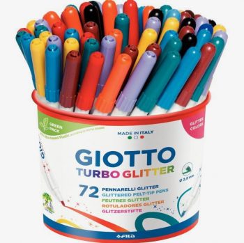 Pot de 72 feutres Turbo Glitter