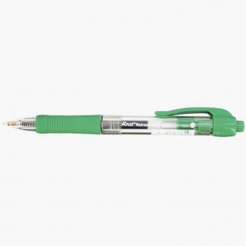 Stylo encre gel rétractable vert