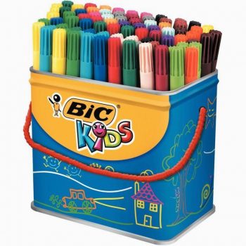 Large Set of 84 Visa 880 Fine Tip Markers in Assorted Colors