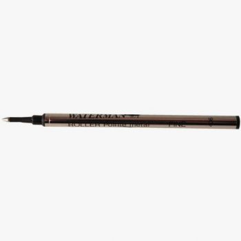 Waterman black fine tip rollerball pen refill