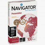 Pack of 500 sheets of premium white A4 paper 100g NAVIGATOR