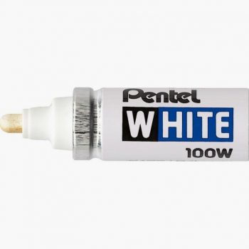 Permanent White Broad Tip Marker by Pentel