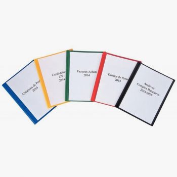 Customizable Presentation Folder with 80 Sleeves
