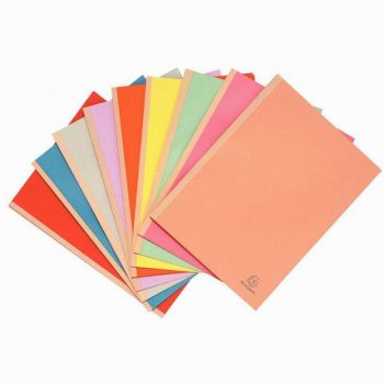 Pack of 25 FOREVER stiff folders with canvas spine, lilac