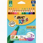 Set of 12 Triangular Evolution Colored Pencils with Medium Tip