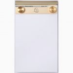 Memo pad with base and refill