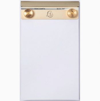 Memo pad with base and refill