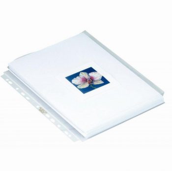 Set of 10 expandable perforated folders without flap for 21x29.7 cm documents