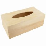 Rectangular Wooden Tissue Box