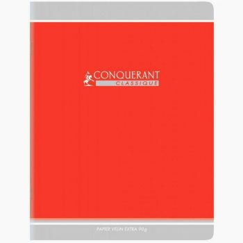 Assorted Colors Homework Notebook Conquerant 32 Sheets 90gsm 17 x 22 cm Seyes Ruled