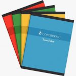Cahier de travaux pratiques coloris assortis Conquerant 48 pages 70g / 90g 17 x 22 cm Seyes / Uni blanc