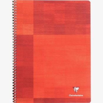 Clairefontaine Notebook, Assorted Colors, 100 Sheets, 24 x 32 cm, 90gsm, Seyès Ruled